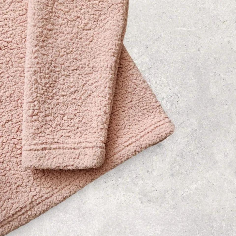 FILA Pink Sherpa Hoodie S, pink color