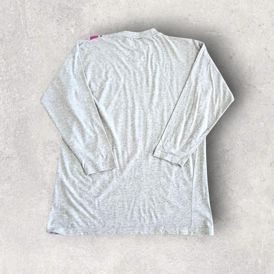 Vintage Grey Long sleeve Tee - Small חולצת וינטג' אפורה שרוול ארוך, מידה S