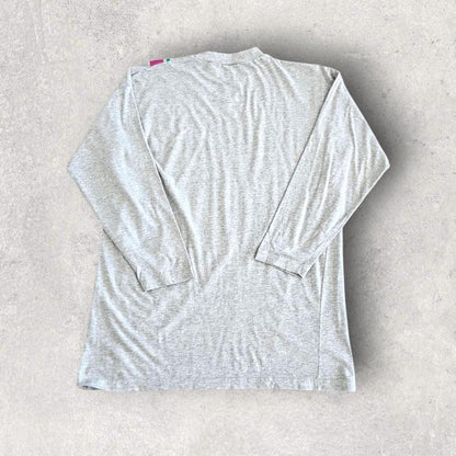 Vintage Grey Long sleeve Tee - Small חולצת וינטג' אפורה שרוול ארוך, מידה S