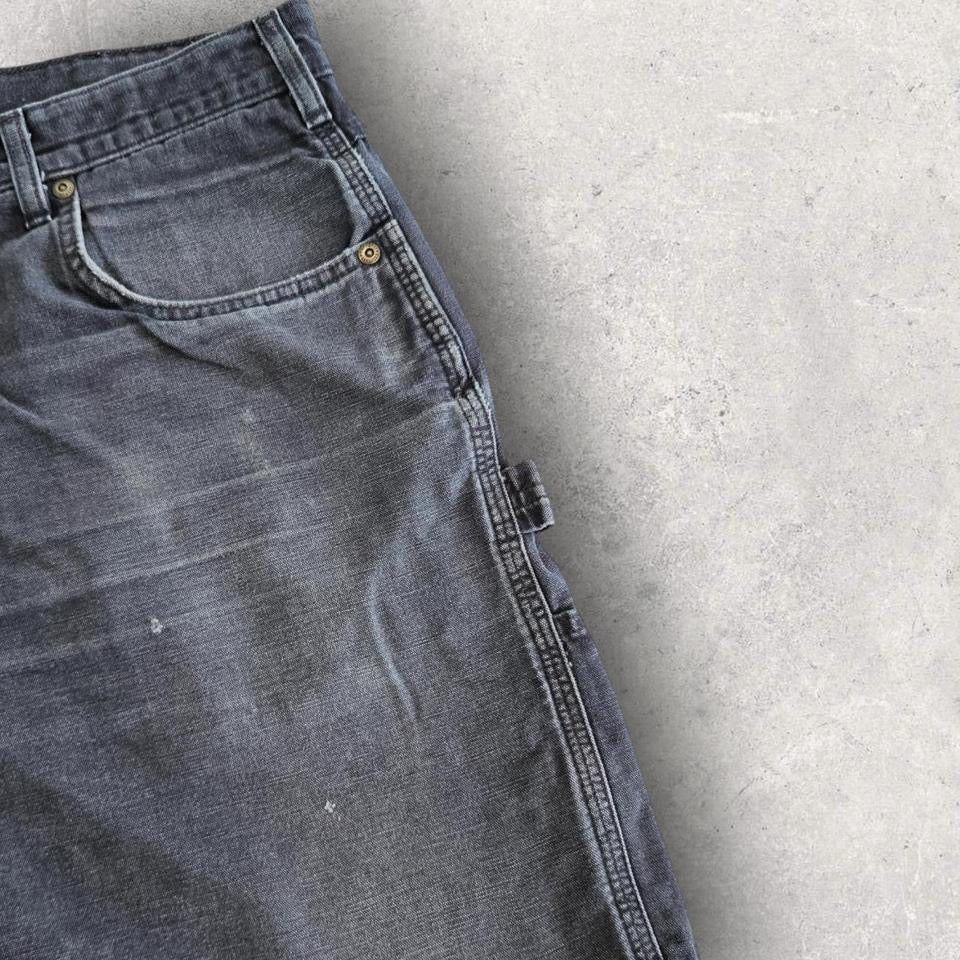 Carhartt black carpenters short jeans W40 vintage workwear streetwear
