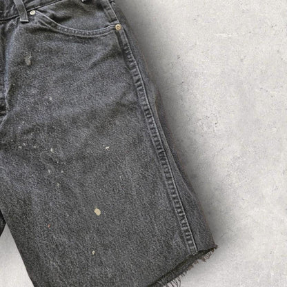 Dickies Short Black Jeans - W36, Waist 90cm, Length 55cm, 8.5/10 Condition