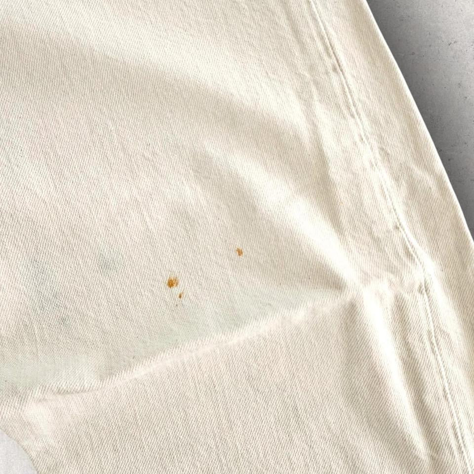 Levi’s 501 Cream Jeans – 36x32 בצבע קרם, מידה W36