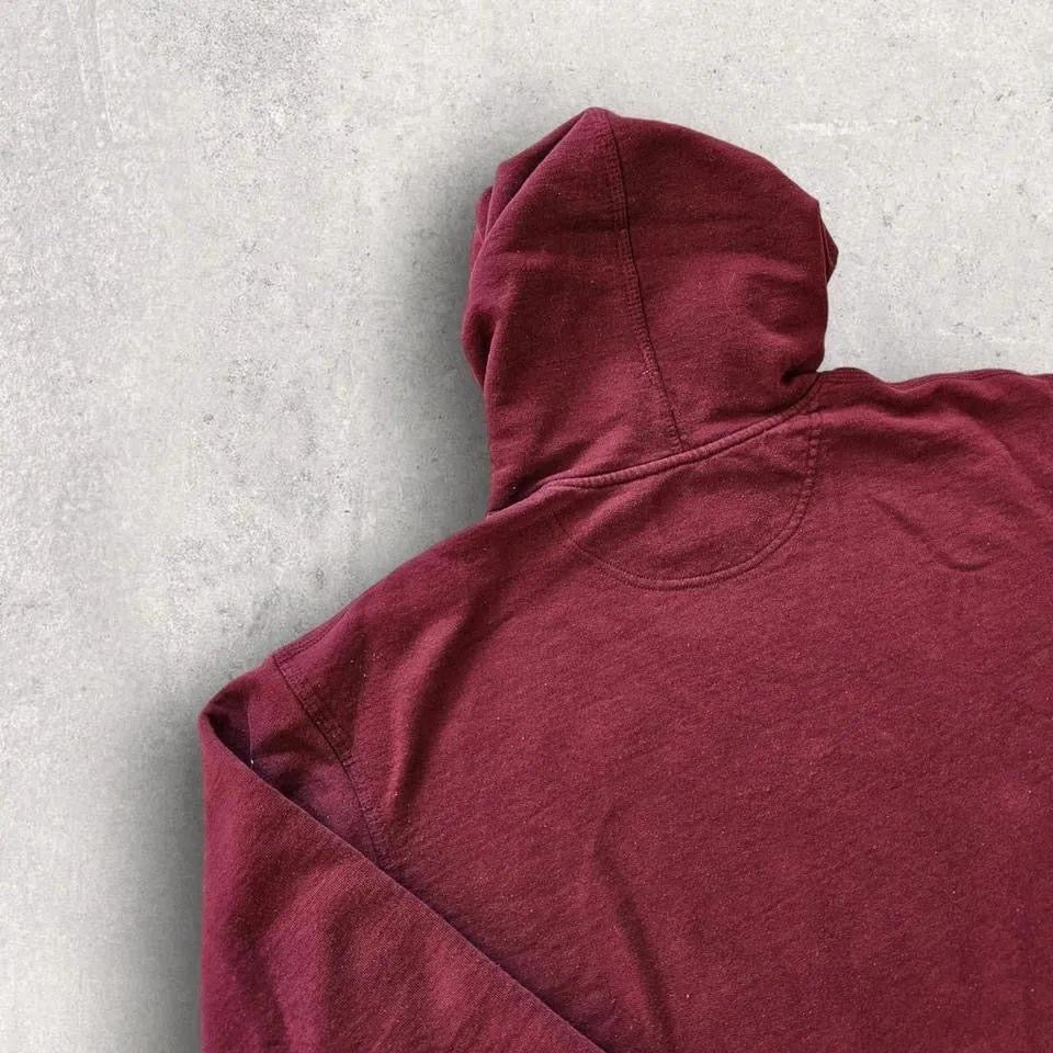 Champion Small Logo Hoodie M, red color, small front logo