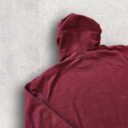Champion Small Logo Hoodie M, red color, small front logo