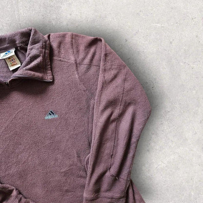 Vintage Adidas Burgandy fleece XS, burgundy adidas fleece