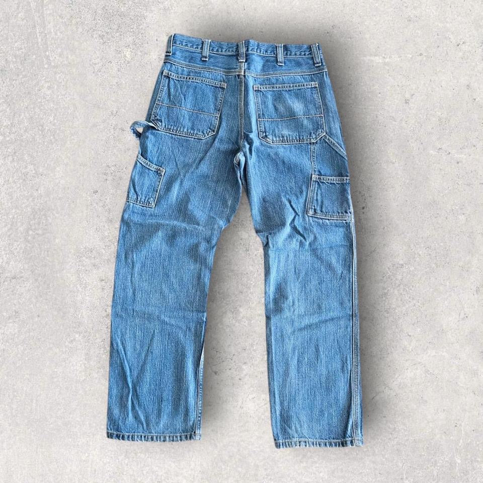 George carpenters blue jeans vintage workwear streetwear 30x30         