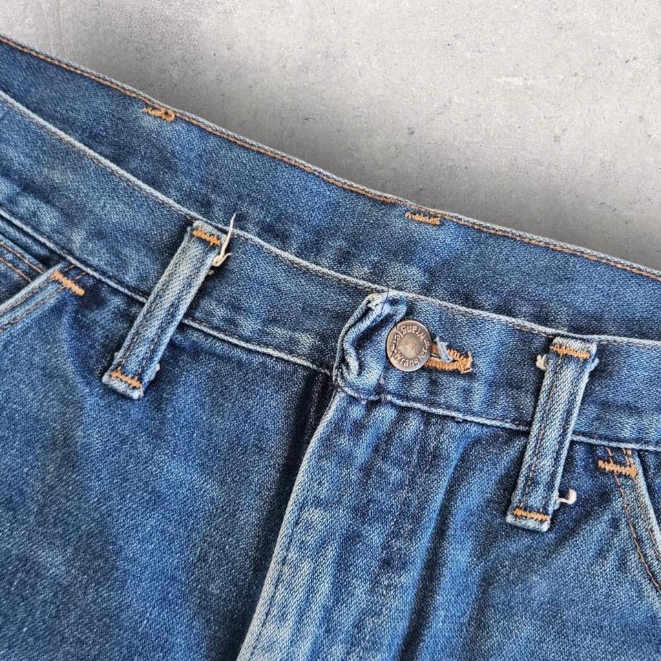 Wrangler Navy Short Jeans – W36 ג’ינס קצר נייבי וינטאג’