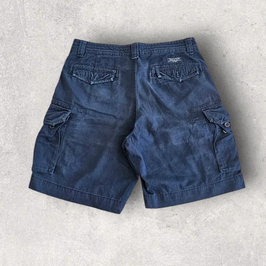 Navy Polo Ralph Lauren cargo shorts W35 vintage streetwear        