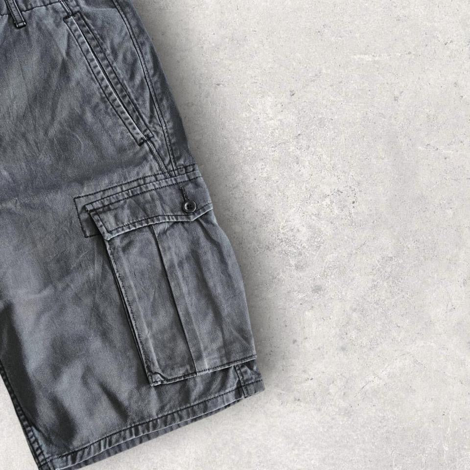 Levi’s Dark Grey Cargo Shorts W32 Vintage Utility