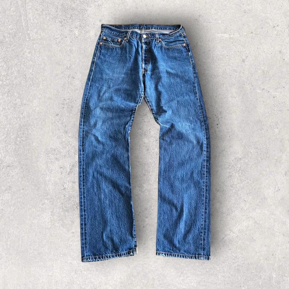 Levi’s 501 Navy Jeans - 36x36, ג’ינס ליוויס כחול כהה