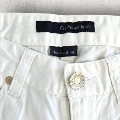 Calvin Klein White Pants מידה 24x32