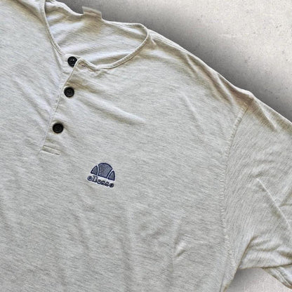Vintage Ellesse Buttons Tee - XXL, מידת XXL