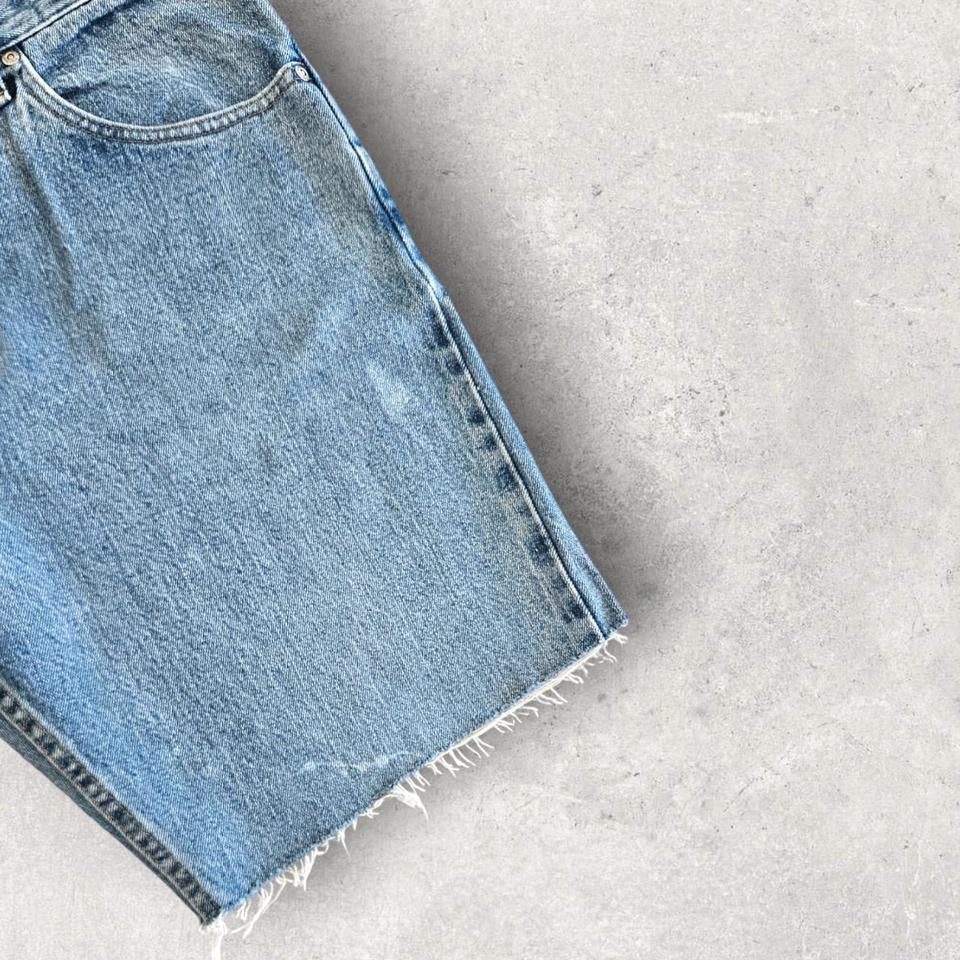 Wrangler Navy Short Jeans – W36 
