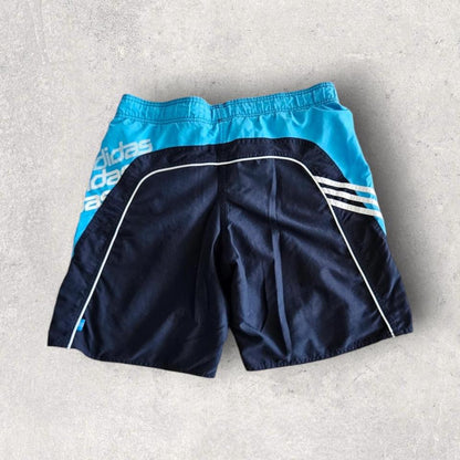 Y2K Adidas Blue and black Shorts