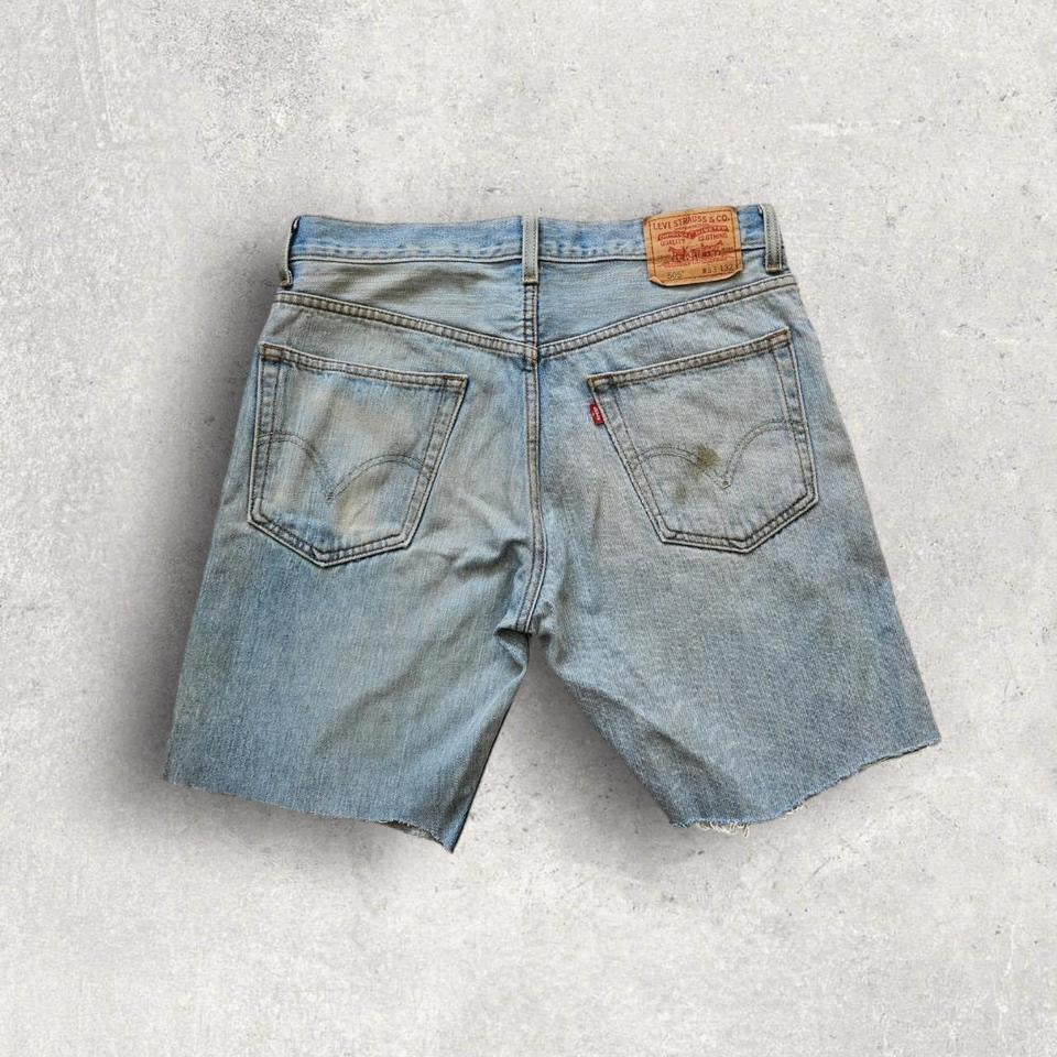 Levi’s 505 Blue Short Jeans – W32