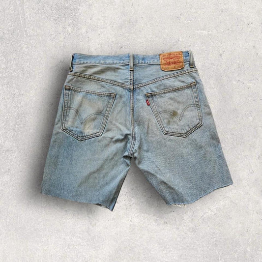 Levi’s 505 Blue Short Jeans – W32