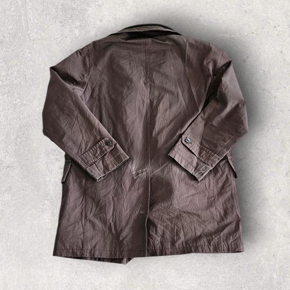 Burberry Military Green Trench Coat - Large מעיל טרנץ' ירוק צבאי של בורברי מידה L