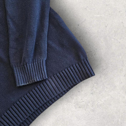 Tommy Hilfiger Navy Sweater - XXL, סוודר כחול כהה במידה XXL