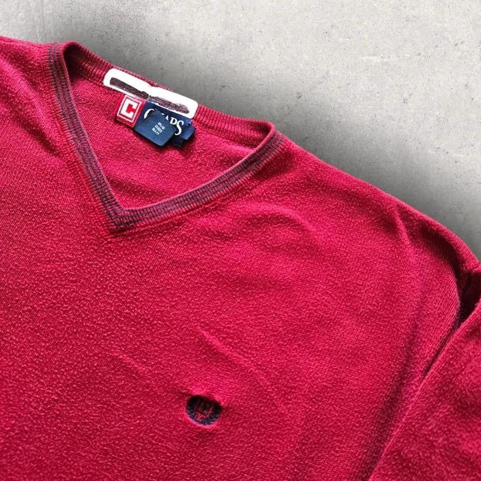 Chaps V-Neck Light Sweater - M, סוודר קל עם צווארון V