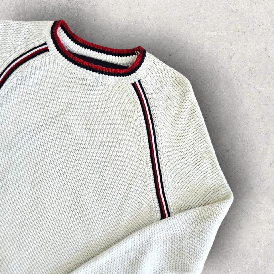 Tommy Hilfiger White Knitted Sweater S 