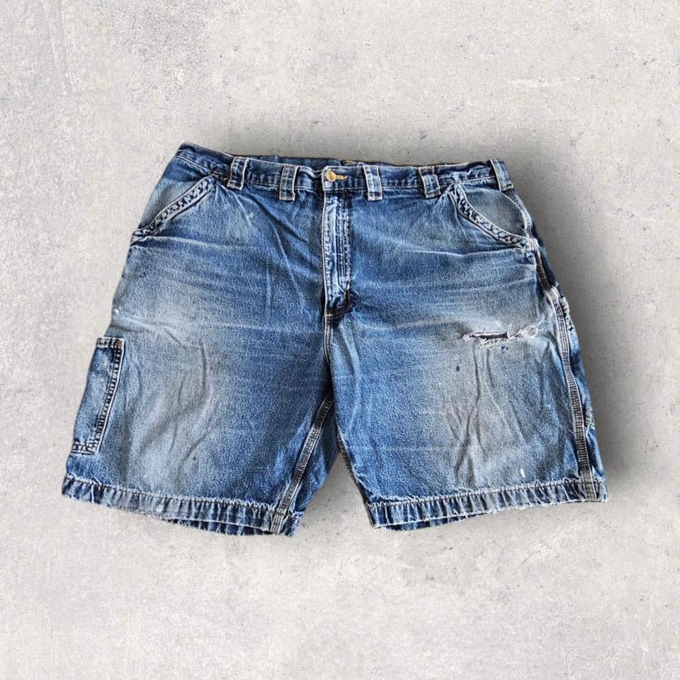 Carhartt navy carpenters short jeans W44 vintage workwear streetwear