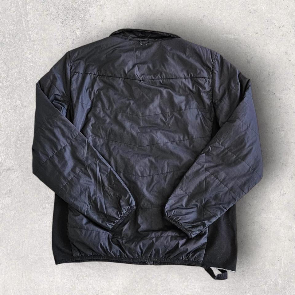 The North Face black mid puffer jacket size large