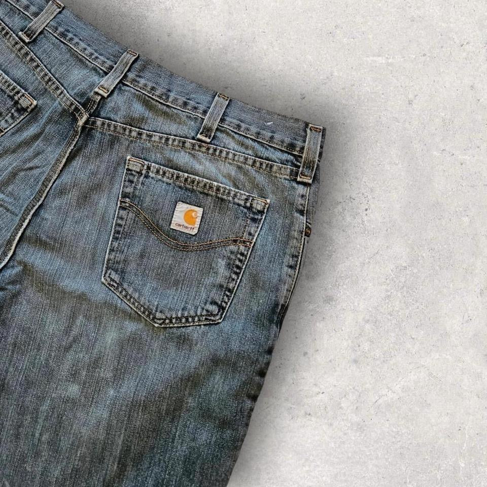 Carhartt Navy Jeans Shorts W40 Durable Denim