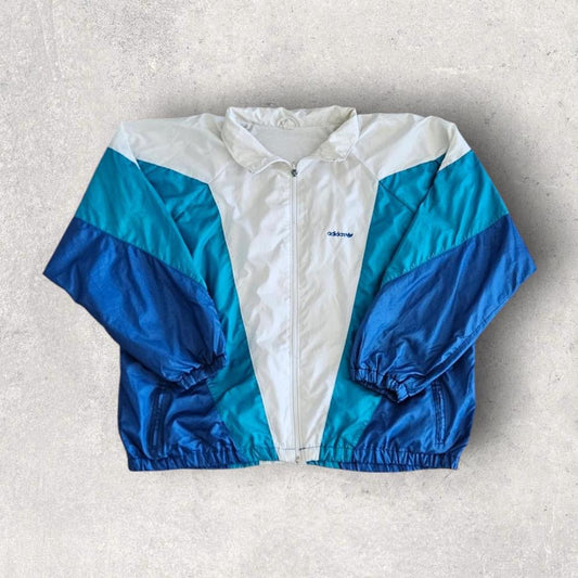 Y2K Adidas Windbreaker - Medium מעיל רוח של אדידס בסגנון Y