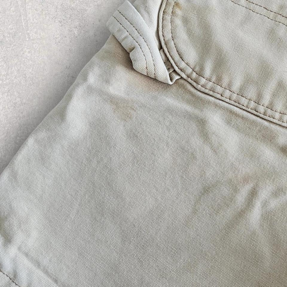 Carhartt Cream Carpenters Short Jeans,