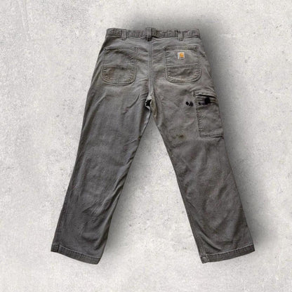 Carhartt grey jeans 36X30 relaxed fit vintage worn