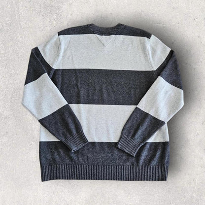 Tommy Hilfiger Stripes Sweater - XL, סוודר פסים טומי הילפיגר מידה XL