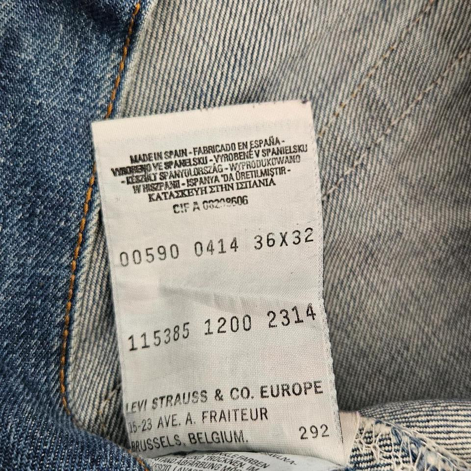 Levi's 590 Navy Jeans - 36x32 מידה W36 L32