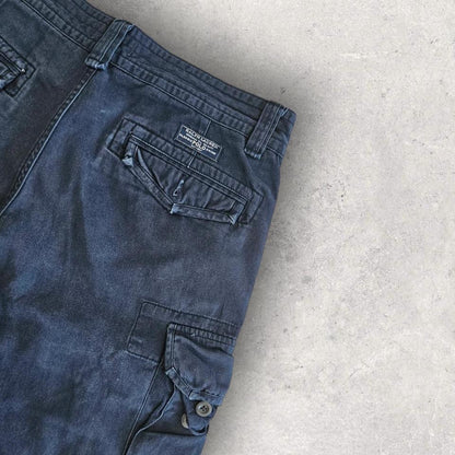 Navy Polo Ralph Lauren cargo shorts W35 vintage streetwear         