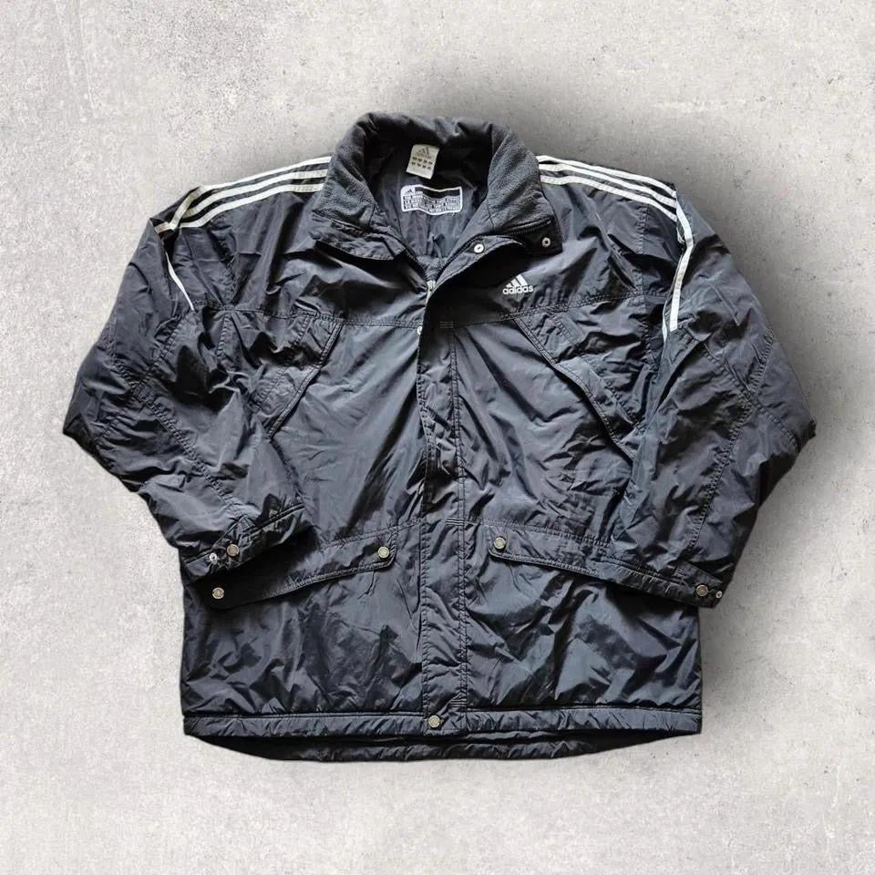 Vintage Adidas thick nylon coat size XXL