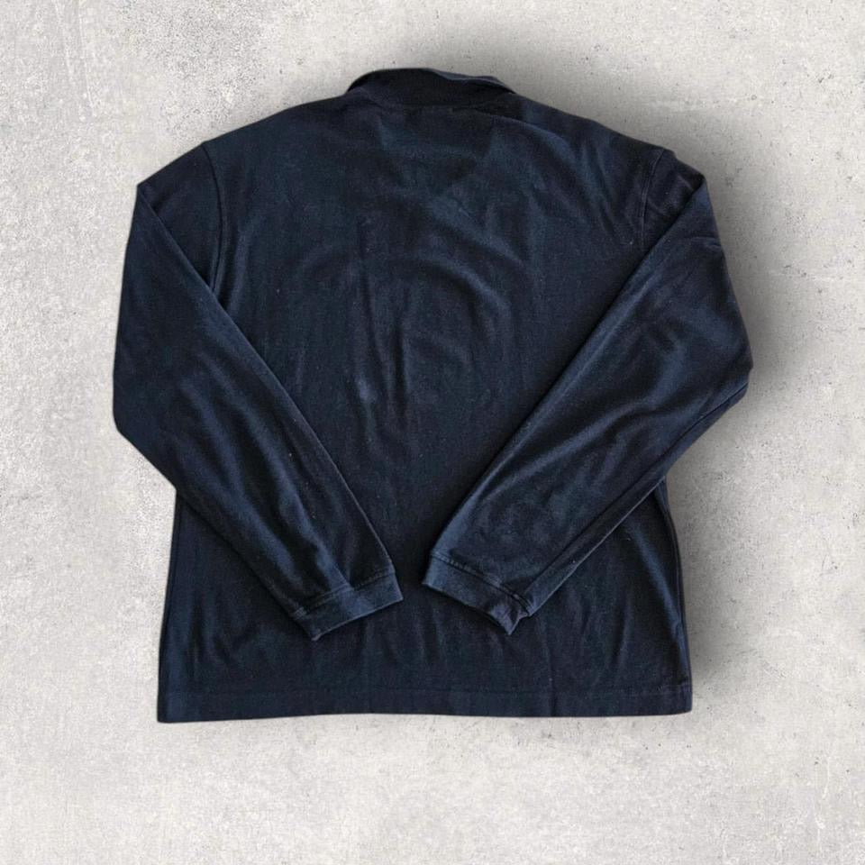 Diadora Black Long Sleeve Polo XL