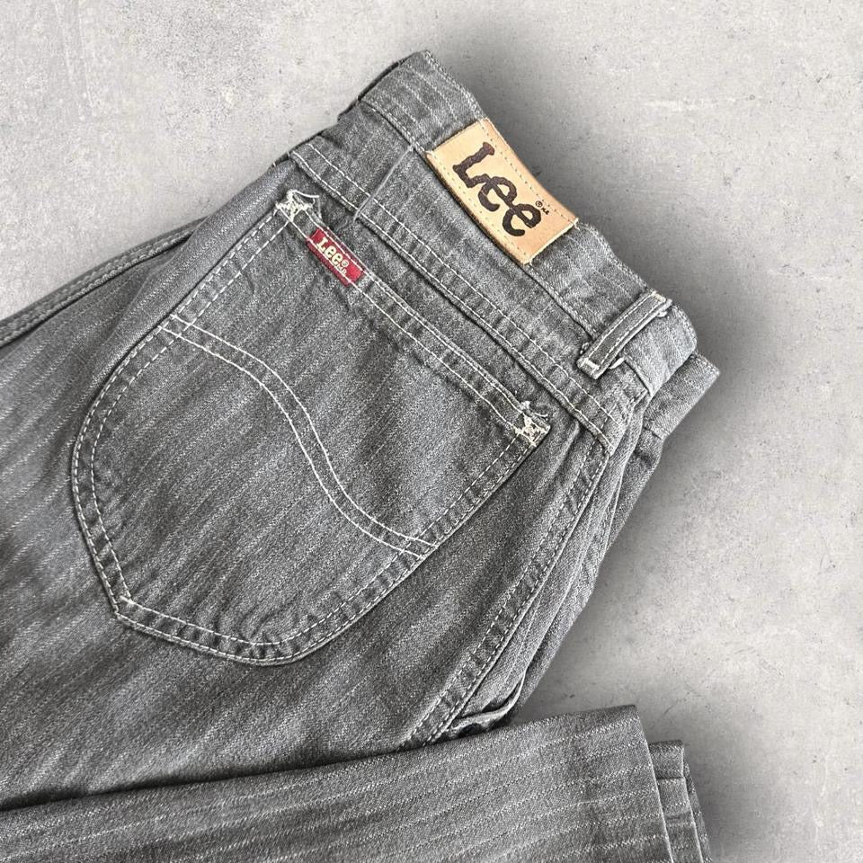 Lee Womans Brown Trousers מידה 14 במצב מצוין