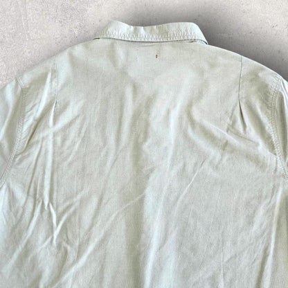 Vintage Levi's Red Tab Cream Polo Shirt - XL חולצת פולו ליוויס קרם רד טאב מידה XL