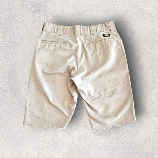 Dickies Cream Short Pants - W32, Waist 80cm, Length 58cm, 8/10 Condition