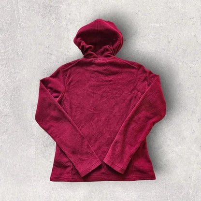 Y2K Harley Davidson Hoodie - S, מידה S, צבע בורדו, סגנון Y2K