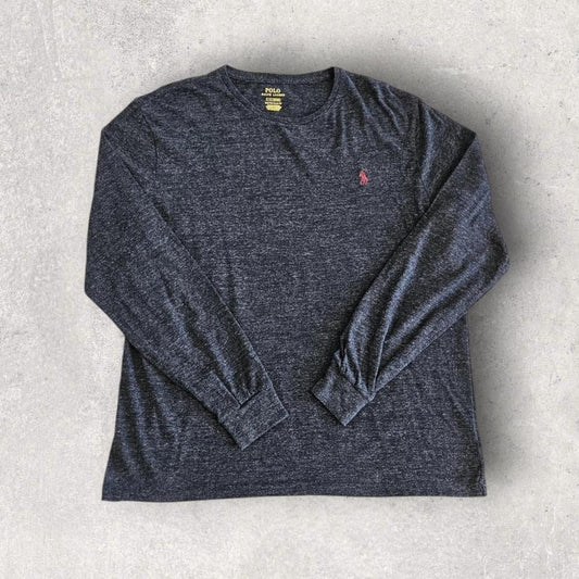 Polo Ralph Lauren dark grey long sleeve tee L vintage streetwear