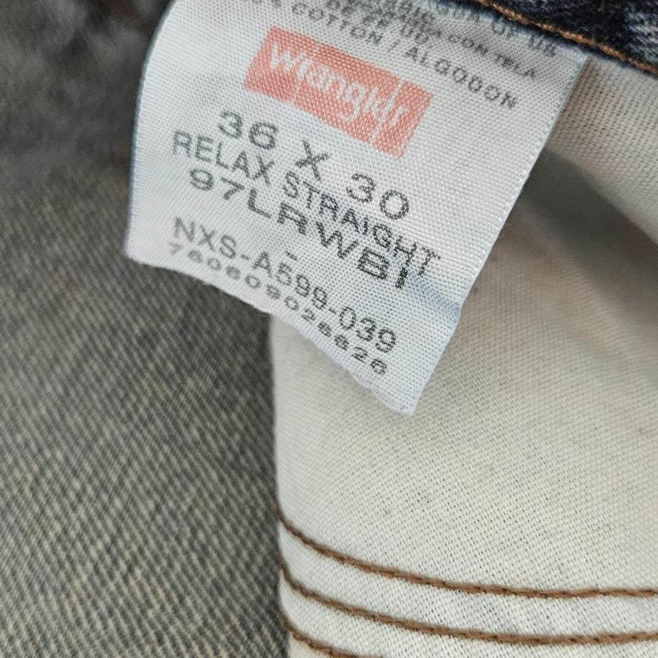 Wrangler Navy Jeans - 36x30 ג'ינס כחול נייבי מידה W36 L30