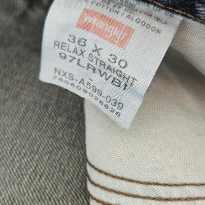 Wrangler Navy Jeans - 36x30 ג'ינס כחול נייבי מידה W36 L30