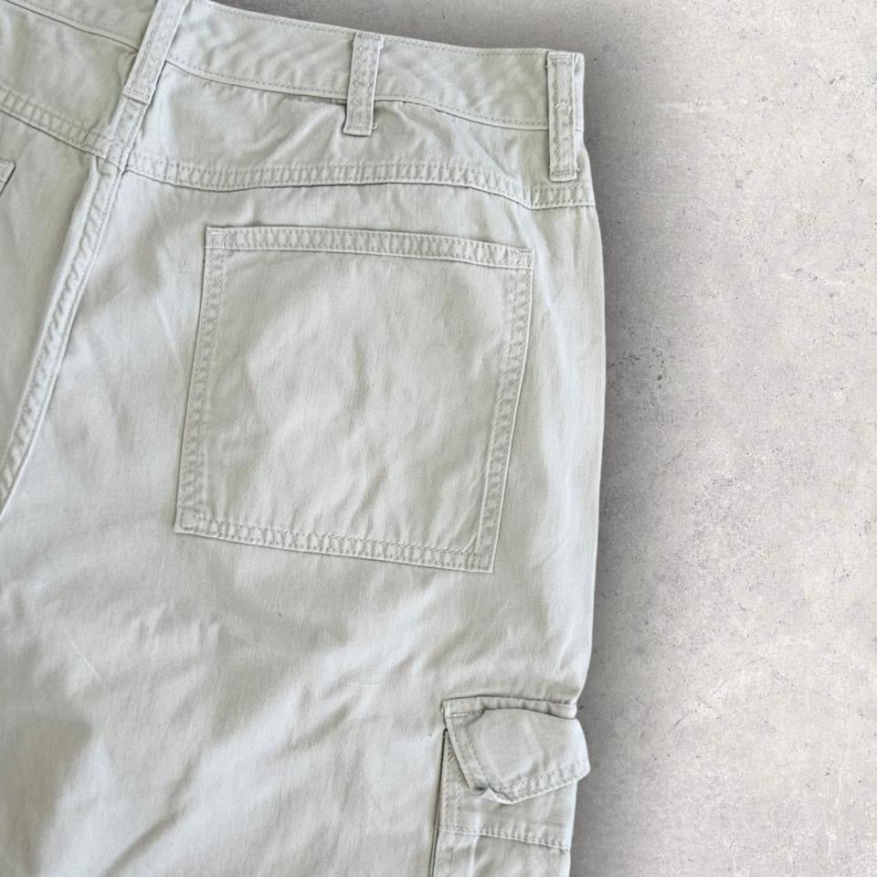 Wrangler grey cargo short pants W36 vintage streetwear         