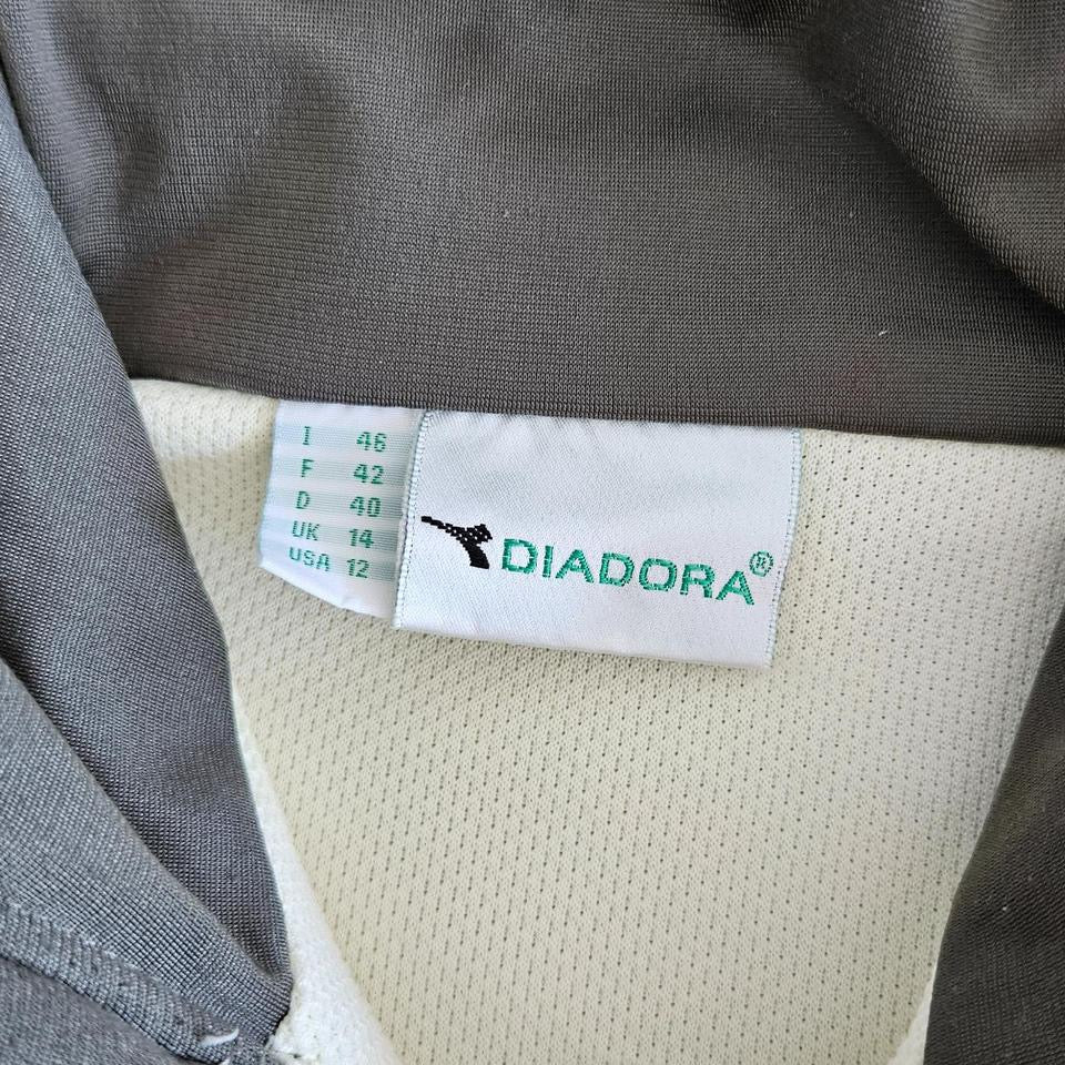 Vintage Diadora yellow jacket size L baggy