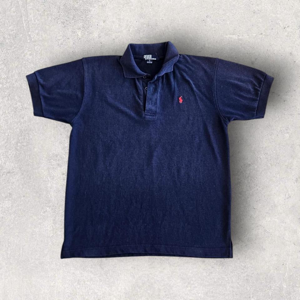 Polo Ralph Lauren Navy Polo Tee - Large