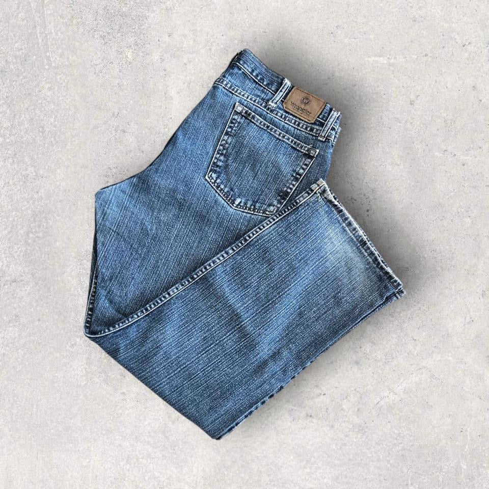 Wrangler Navy Jeans - 36x30 ג'ינס כחול נייבי מידה W36 L30