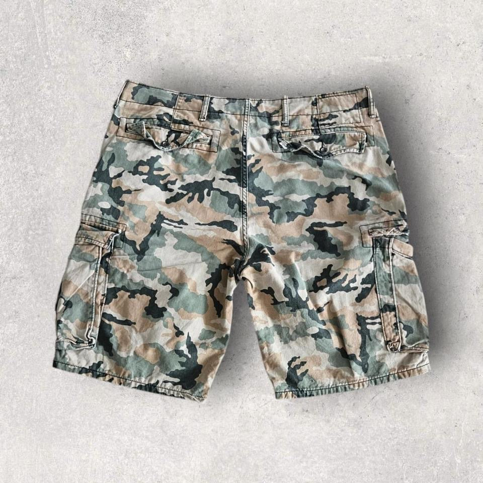 Levis camo cargo shorts W36 vintage streetwear        