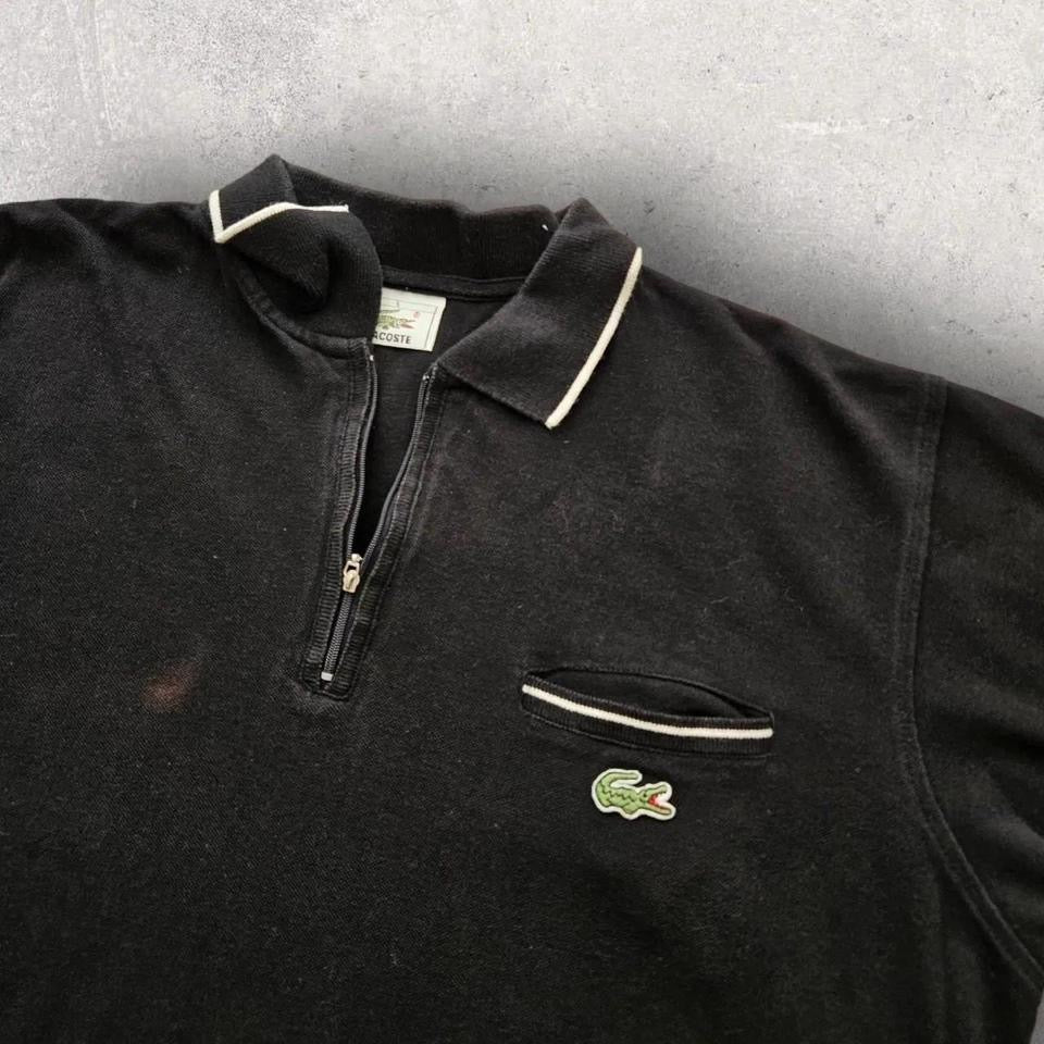 Y2K Lacost Polo Tee - L חולצת פולו של לקוסט בסגנון Y2K, מידה L