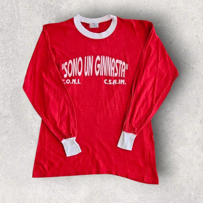 Unbranded Red Long Sleeve Tee - XSmall