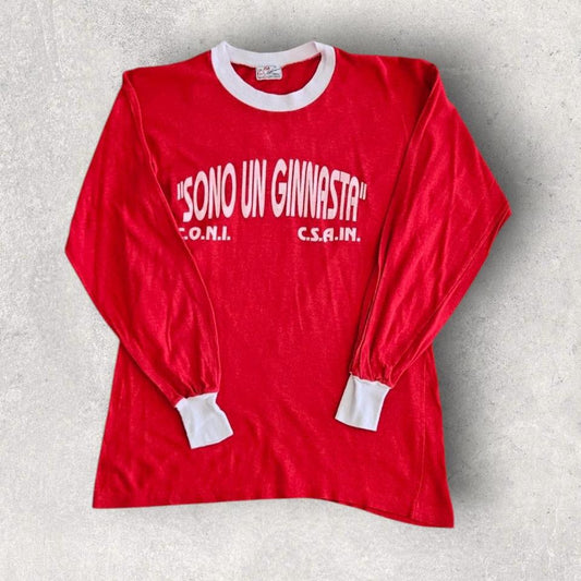 Unbranded Red Long Sleeve Tee - XSmall